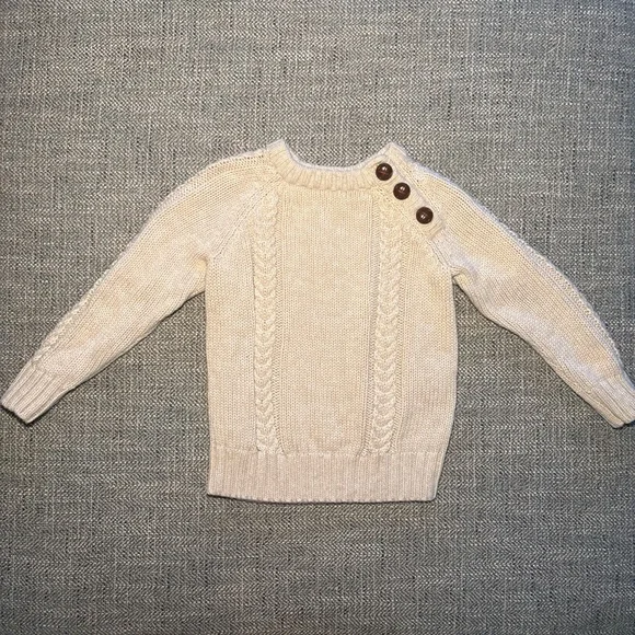 Toddler Bundle Tahari Cream Sweater Old Navy Sweater& Dip Light Blue Shirt 2T - Picture 5 of 10